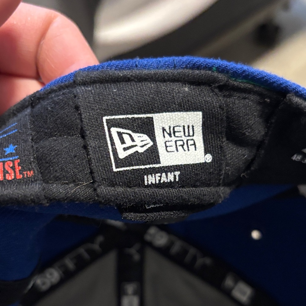 Blue Baseball Cap with Bird Logo - Picture 3 of 4